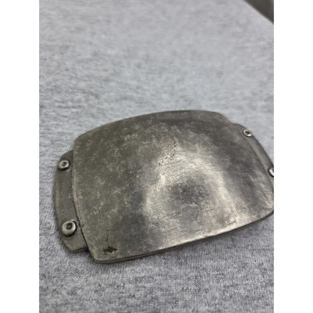 Antique Blank Military Style Riveted Metal Belt Buckle Custom